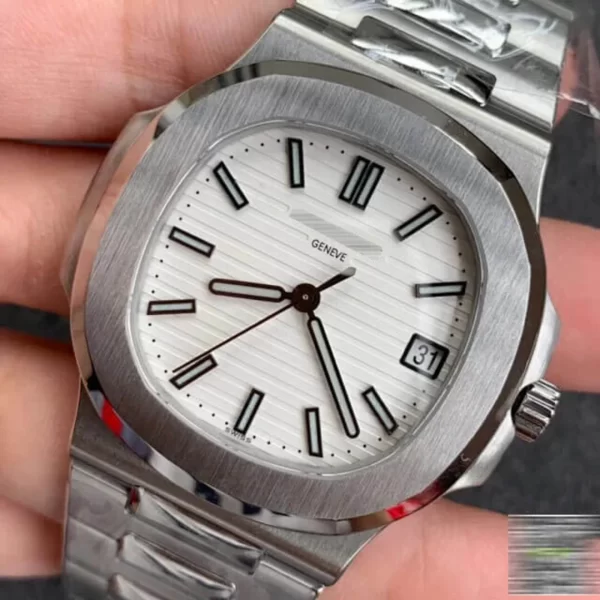il_1140xN.4195088188_5hma Patek Philippe Nautilus Emerald White Automatic Men Watch, Stainless Steel Watch For Birthday Gift