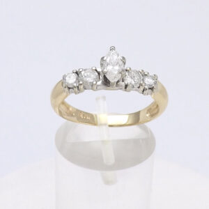 Marquise Morganite Engagement Ring Unique Wedding Ring Antique Mossonight Diamond Halo Women Anniversary Promise Gift for her Bridal