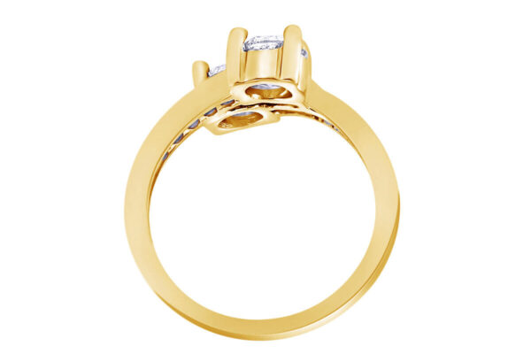 Round Cut Moissanite Solitaire Diamond Vintage Engagement Ring, Moissanite Wedding Ring, Silver Moissanite Diamond Women Ring, Proposal Gold Ring For Her