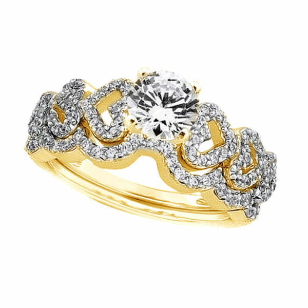 s-l1600 - 2022-11-06T162013.378 Heart Simulated Round Moissanite Diamond Vintage Engagement Ring, Moissanite Wedding Ring, Silver Moissanite Diamond Women Ring, Proposal Gold Ring For Her