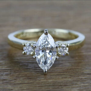 Marquise Morganite Engagement Ring Unique Wedding Ring Antique Natural Diamond Halo Women Anniversary Promise Gift for her Bridal