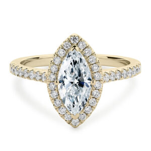 Marquise Cut Moissanite Halo Diamond Vintage Engagement Ring, Moissanite Wedding Ring, Silver Moissanite Diamond Women Ring, Proposal Gold Ring For Her