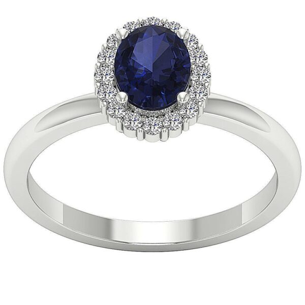 s-l1600 (42) Elegant Biue Moissanite Ring, 925 Sterling Silver Ring, Dainty Engagement Rings For Women, Wedding Band, Promise Ring, Gift For Her