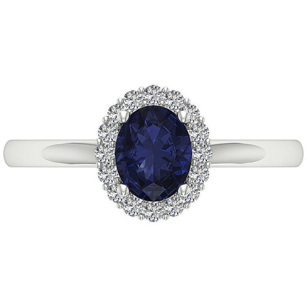 s-l1600 (45) Elegant Biue Moissanite Ring, 925 Sterling Silver Ring, Dainty Engagement Rings For Women, Wedding Band, Promise Ring, Gift For Her