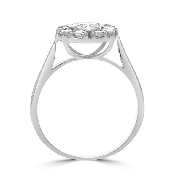 Round Cut Moissanite Diamond Vintage Engagement Ring, Moissanite Wedding Ring, Silver Moissanite Diamond Women Ring, Proposal Gold Ring For Her