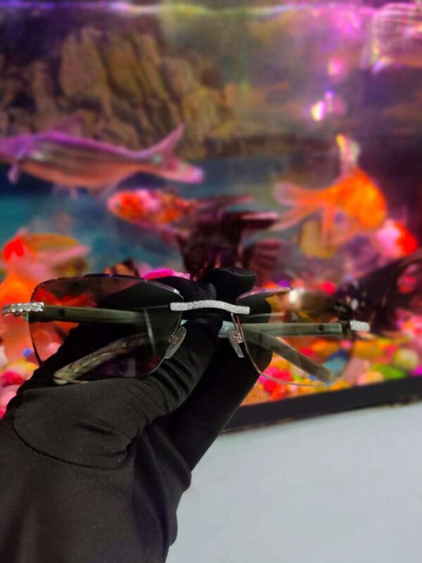 Carter Goggles Mossonight Diamond Full Iced Out Men & Wemen For Birthday Gift