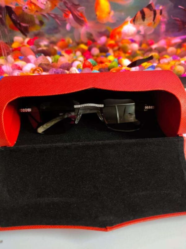 Carter Goggles Mossonight Diamond Full Iced Out Men & Wemen For Birthday Gift