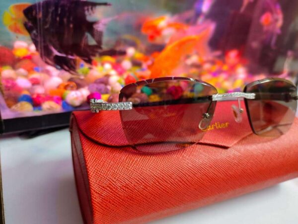 Carter Goggles Mossonight Diamond Full Iced Out Men & Wemen For Birthday Gift