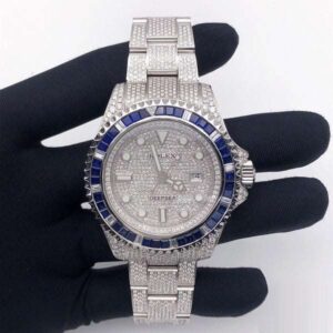 1-1666247535514_600x600 Rolex Deepsea Round VVS Diamond Watch, Self Winding Full Iced Out Men Wrist Watch, Stainless Steel Full Ice Out Watch