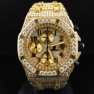 10_a5193db4-6110-456f-90ca-37f50444cf56_600x600 Audemars Piguet Full Iced Out VVS Diamond Men Watch, Stainless Steel All Chronograph Working 42mm Men Watch, Yellow Gold Plated Birthday Gift Watch