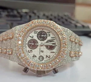 1_0e1a8b42-73c0-422b-85eb-174f3fbc1c04_600x600 Audemars Piguet Full Iced Out VVS Diamond Men Watch, Stainless Steel All Chronograph Working 2 Tone Gold Plated 42mm Men Watch