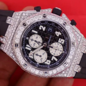 1_1ca35668-255a-410a-b12a-8a8200c84a63_600x600 Audemars Piguet Full Iced Out VVS Diamond Men Watch, Silicon Black Band All Chronology Working 42mm Men Watch