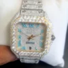 1_2efbf3dd-e13e-41bf-a403-d7929d8a2b59_600x600 Cartier Santos VVS Diamond Men Watch, Stainless Steel White Gold Plated Men Watch For Birthday Gift