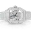 1_3aa1f926-a9d7-466b-8337-81277a3531da_600x600 Cartier Santos Skeleton VVS Diamond Men Watch, Stainless Steel White Gold Plated Men Watch For Birthday Gift