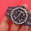1_4a0ea185-2f79-455c-a6c0-a78e38338b77_600x600 Audemars Piguet Full Iced Out Black VVS Diamond Men Watch, Stainless Steel White Gold Plated All Chronograph Working 42mm Men Watch