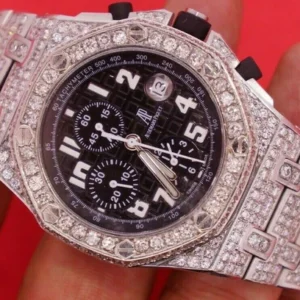 1_58f8365b-9978-4803-b175-ce436a3c5963_600x600 Audemars Piguet Full Iced Out VVS Diamond Men Watch, Stainless Steel White Gold Plated All Chronograph Working 42mm Men Watch