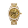 1_666bb8fc-fab5-43b1-ae01-d30b558e812f_600x600 Rolex Daydate Round VVS Diamond Iced Out Men Watch, 41mm Dial Yellow Gold Plated Stainless Steel Men Watch For Gift, Fully Iced Out Birthday Gift Watch For Him