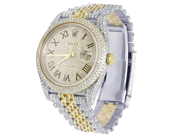 1_a083a39d-9685-43ed-8e22-1543c0b27508_600x600 Rolex Jubilee Datejust Round VVS Diamond Men Watch, Gold 40mm Dial Yellow & White Gold 2 Tone Plated Stainless Steel Men Watch For Gift, Fully Iced Out Birthday Gift Watch For Him