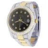 1_da64714d-ecf5-431e-9c0e-395ebfb4d1f5_600x600 Rolex Jubilee Datejust Round VVS Diamond Men Watch, Black 40mm Dial Yellow & White Gold 2 Tone Plated Stainless Steel Men Watch For Gift, Fully Iced Out Birthday Gift Watch For Him
