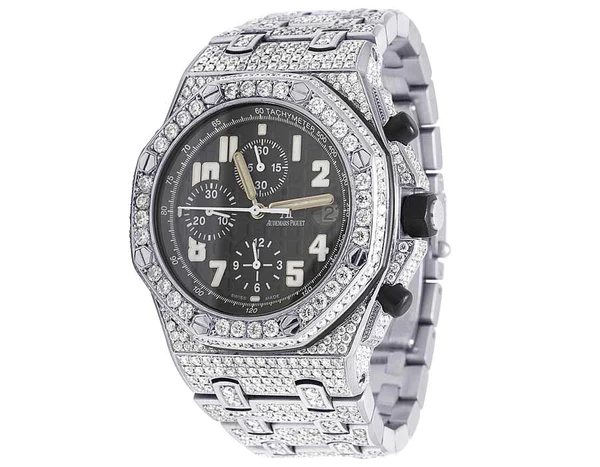 1_e8126dde-0c0d-4a5c-a1b3-d48b9c4b1100_600x600 Audemars Piguet Full Iced Out VVS Diamond Men Watch, Stainless Steel White Gold Plated All Chronograph Working 42mm Men Watch