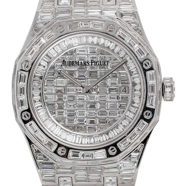 1_eddecb7d-c8a8-4ad6-b540-e0a9eb25a942_600x600 Audemars Piguet Full Iced Out VVS Baguette Diamond Men Watch, Stainless Steel White Gold Plated 42mm Men Watch