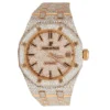 Audemars Piguet Full Iced Out VVS Diamond Men Watch, Stainless Steel Rose Gold 42mm Men Watch