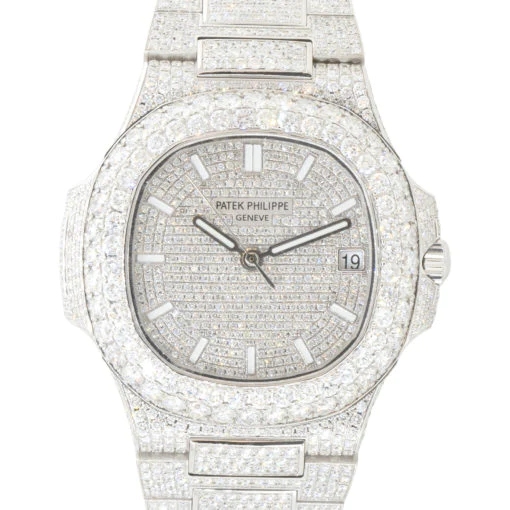 1_fc0c2493-5d37-4054-802b-0ba98b904711_600x600 Patek Philippe Geneve Round VVS Diamond Men Automatic Watch, White Gold Plated Men Watch For Birthday Gift