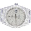 2_05ad8877-66c8-478c-bfec-00c5cdc33030_600x600 Rolex Datejust Baguette & Round VVS Diamond Men Watch, White 40mm Dial White Gold Plated Stainless Steel Men Watch For Gift, Fully Iced Out Birthday Gift Watch For Him