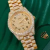 2_12cf0c61-8898-4138-97a5-04bfaa300e38_600x600 Rolex Daydate Round & Baguette VVS Diamond Iced Out Men Watch, 41mm Dial Rose Gold Plated Stainless Steel Men Watch For Gift, Fully Iced Out Birthday Gift Watch For Him