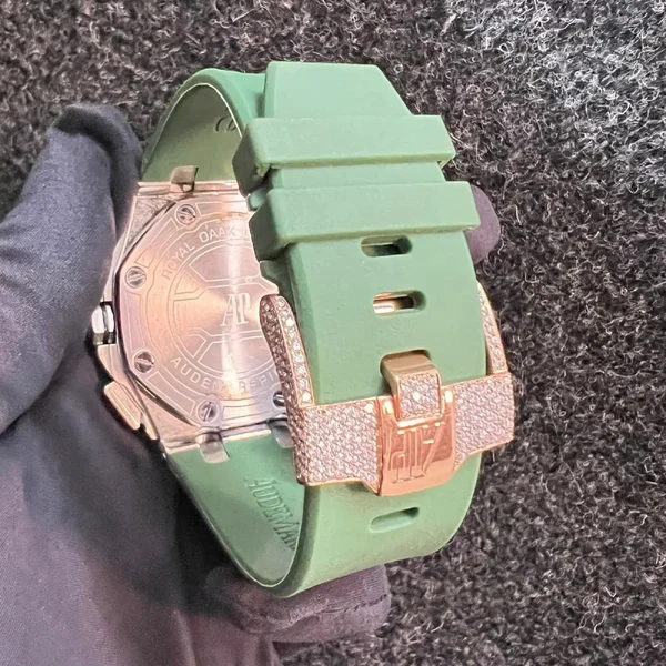 2_6f9a004b-ea19-40f7-aa18-ec1e4ce1a281_600x600 Audemars Piguet Full Iced Out VVS Diamond Men Watch, Green Silicon Band All Chronology Working 42mm Men Watch