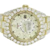 2_93d51604-f4ee-4ca4-97ea-d8ef807c1fec_600x600 Rolex Sky Dweller Round Moissanite Diamond Men Watch, Yellow 42mm Dial Yellow Gold Plated Stainless Steel Men Watch For Gift, Fully Iced Out Birthday Gift Watch For Him