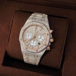 2_b0e6607b-328a-433c-80f9-df1f3e2f5508_600x600 Audemars Piguet Full Iced Out VVS Diamond Men Watch, Stainless Steel All Chronograph Working 2 Tone Gold Plated 42mm Men Watch
