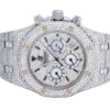 Audemars Piguet Full Iced Out VVS Diamond Men Watch, Stainless Steel White Gold Plated All Chronograph Working 42mm Men Watch