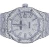 Audemars Piguet Full Iced Out VVS Diamond Men Watch, Stainless Steel White Gold 42mm Men Watch