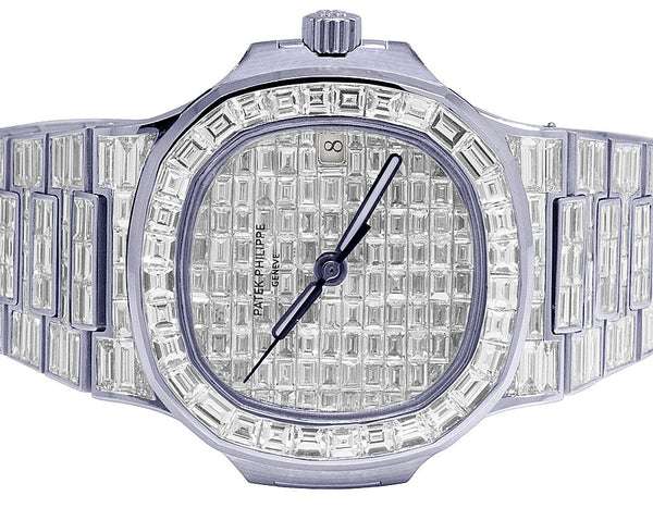 3_0a550042-1a65-4050-b365-4936c3d19ec9_600x600 Patek Philippe Baguette VVS Diamond Men Automatic Watch, White Gold Plated Men Watch For Birthday Gift