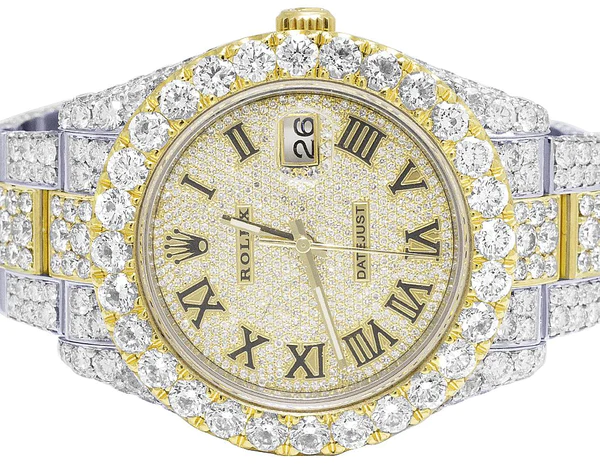 3_3441323d-1476-46b0-b5f4-eb379de96591_600x600 Rolex Datejust Round VVS Diamond Men Watch, Black 40mm Dial Yellow & White Gold 2 Tone Plated Stainless Steel Men Watch For Gift, Fully Iced Out Birthday Gift Watch For Him