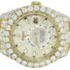 3_365adb64-7c7e-4140-a424-ad9b6e63a4c8_600x600 Rolex Sky Dweller Round Moissanite Diamond Men Watch, Yellow 42mm Dial Yellow Gold Plated Stainless Steel Men Watch For Gift, Fully Iced Out Birthday Gift Watch For Him