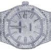 Audemars Piguet Full Iced Out VVS Diamond Men Watch, Stainless Steel White Gold 42mm Men Watch