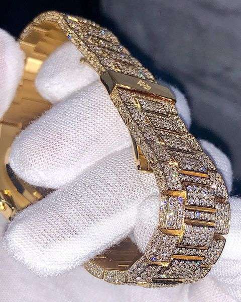 3_89092362-df34-495a-b129-6709f3779fd1_600x600 Patek Philippe Geneve Round VVS Diamond Men Automatic Watch, Yellow Gold Plated Men Watch For Birthday Gift