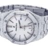 3_8bdeda3c-c08c-4023-a153-94e0fa637853_600x600 Audemars Piguet Full Iced Out VVS Diamond Men Watch, Stainless Steel White Gold Arabic Font 42mm Men Watch