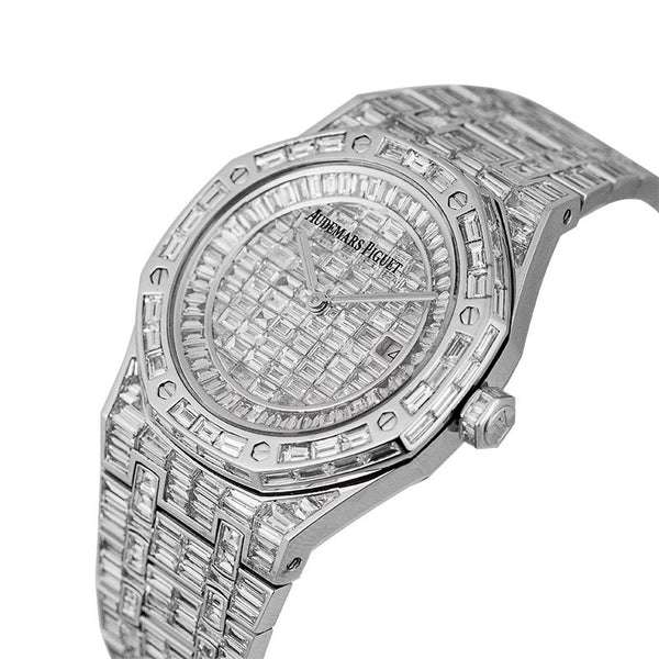 3_da6b5300-a5cc-4025-bd94-f19a4ad3f048_600x600 Audemars Piguet Full Iced Out VVS Baguette Diamond Men Watch, Stainless Steel White Gold Plated 42mm Men Watch