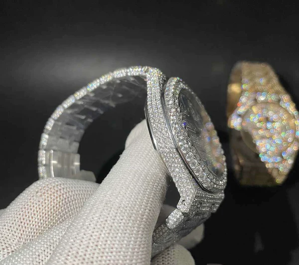 3_e092fb9a-78fc-4b1a-9108-977ba7e46103_600x600 Audemars Piguet Full Iced Out VVS Diamond Men Watch, Stainless Steel 2 Tone Gold Plated Arabic Font 42mm Men Watch