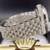 Rolex Datejust Jubilee VVS Diamond Men Watch, 41mm Dial White Gold Plated Stainless Steel Men Watch For Gift, Fully Iced Out Birthday Gift Watch For Him