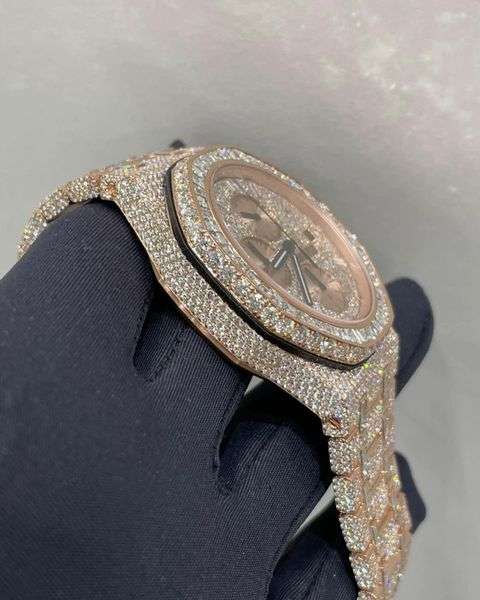 4_35ae89fe-db4b-453a-b8a5-914688095f9f_600x600 Audemars Piguet Full Iced Out VVS Diamond Men Watch, Stainless Steel All Chronograph Working Rose Gold Plated 42mm Men Watch