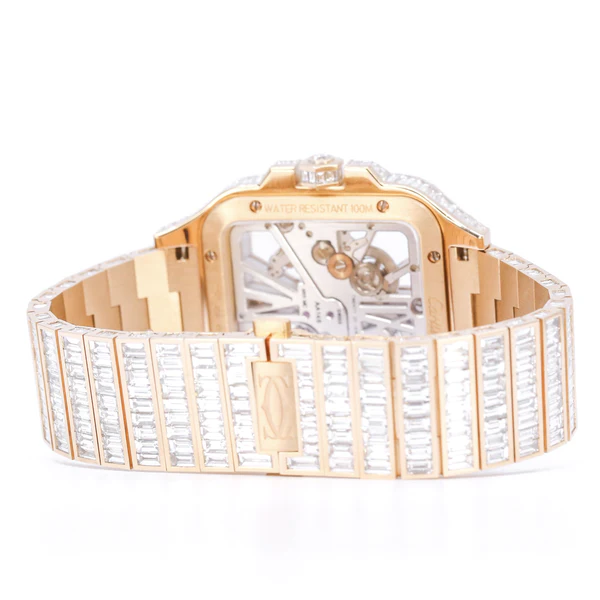 4_56023afe-b727-4eda-b012-22132b398adc_600x600 Cartier Skeleton Baguette VVS Diamond Men Watch, Stainless Steel Rose Gold Plated Men Watch For Birthday Gift