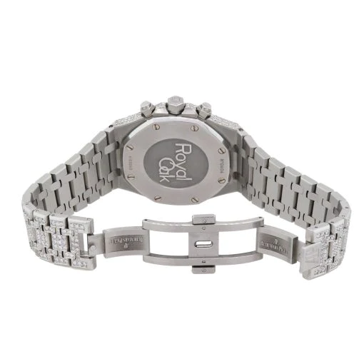 Audemars Piguet Full Iced Out VVS Diamond Men Watch, Stainless Steel All Chronograph Working 42mm Men Watch