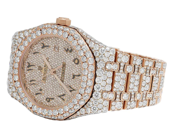 4_6f3da1b0-3d9a-43ec-a09e-887e50e9e2ab_600x600 Audemars Piguet Full Iced Out VVS Diamond Men Watch, Stainless Steel Rose Gold Arabic 42mm Men Watch
