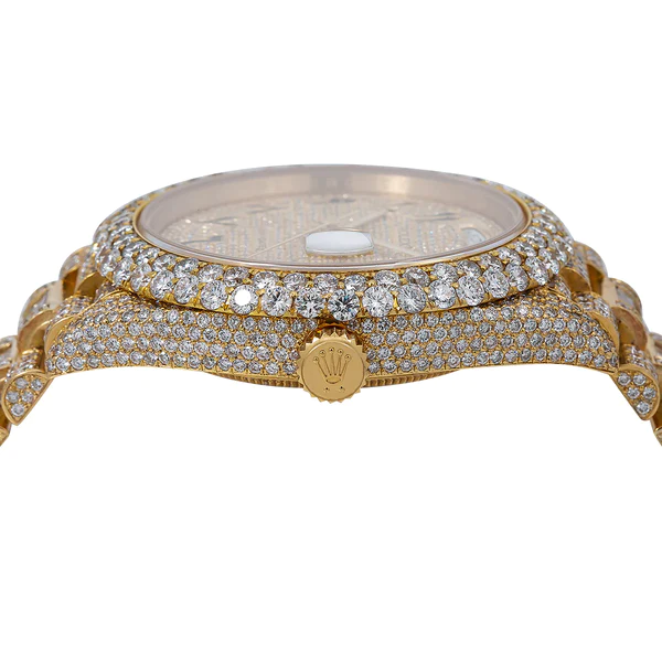 4_80d9cafb-1397-4b95-ae4c-61c5d63f386e_600x600 Rolex Daydate Round & Baguette VVS Diamond Iced Out Men Watch, 41mm Dial Rose Gold Plated Stainless Steel Men Watch For Gift, Fully Iced Out Birthday Gift Watch For Him