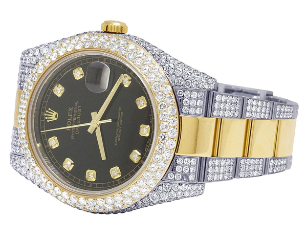 4_8de5af1c-075b-4611-9a53-fea3382878a2_600x600 Rolex Jubilee Datejust Round VVS Diamond Men Watch, Black 40mm Dial Yellow & White Gold 2 Tone Plated Stainless Steel Men Watch For Gift, Fully Iced Out Birthday Gift Watch For Him