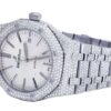 4_c07e9fbf-bab8-456e-a255-ac7b277baf2e_600x600 Audemars Piguet Full Iced Out VVS Diamond Men Watch, Stainless Steel White Gold Arabic Font 42mm Men Watch